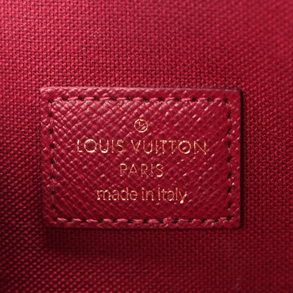 Louis Vuitton Monogram Pochette Felicie Chain Wallet Fuchsia 6 of 9