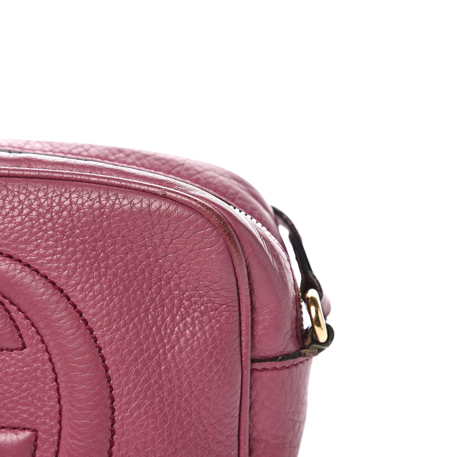 Gucci Pebbled Calfskin Small Soho Disco Bag Peonia Flower 13 of 16