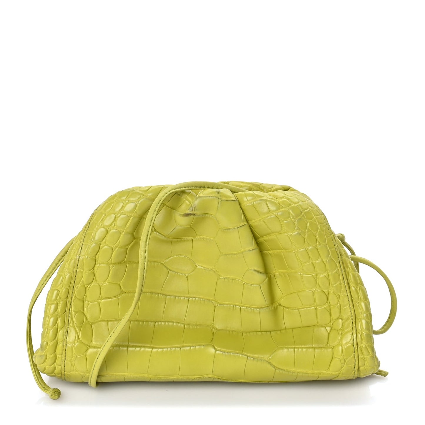 Crocodile The Mini Pouch Clutch Kiwi