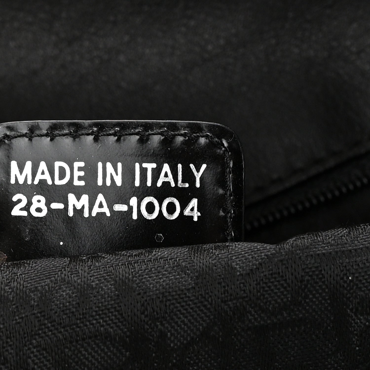 Christian Dior Patent Crystal Embellished Canvas Lips Print Tote Black Multicolor 13 of 26