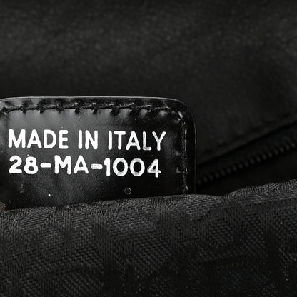 Christian Dior Patent Crystal Embellished Canvas Lips Print Tote Black Multicolor 13 of 26