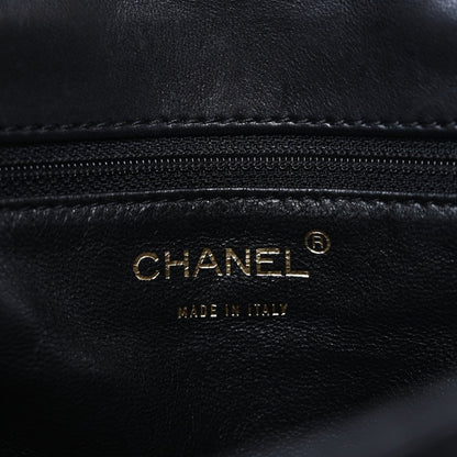 Chanel Lambskin Quilted Clutch Black 6 of 7