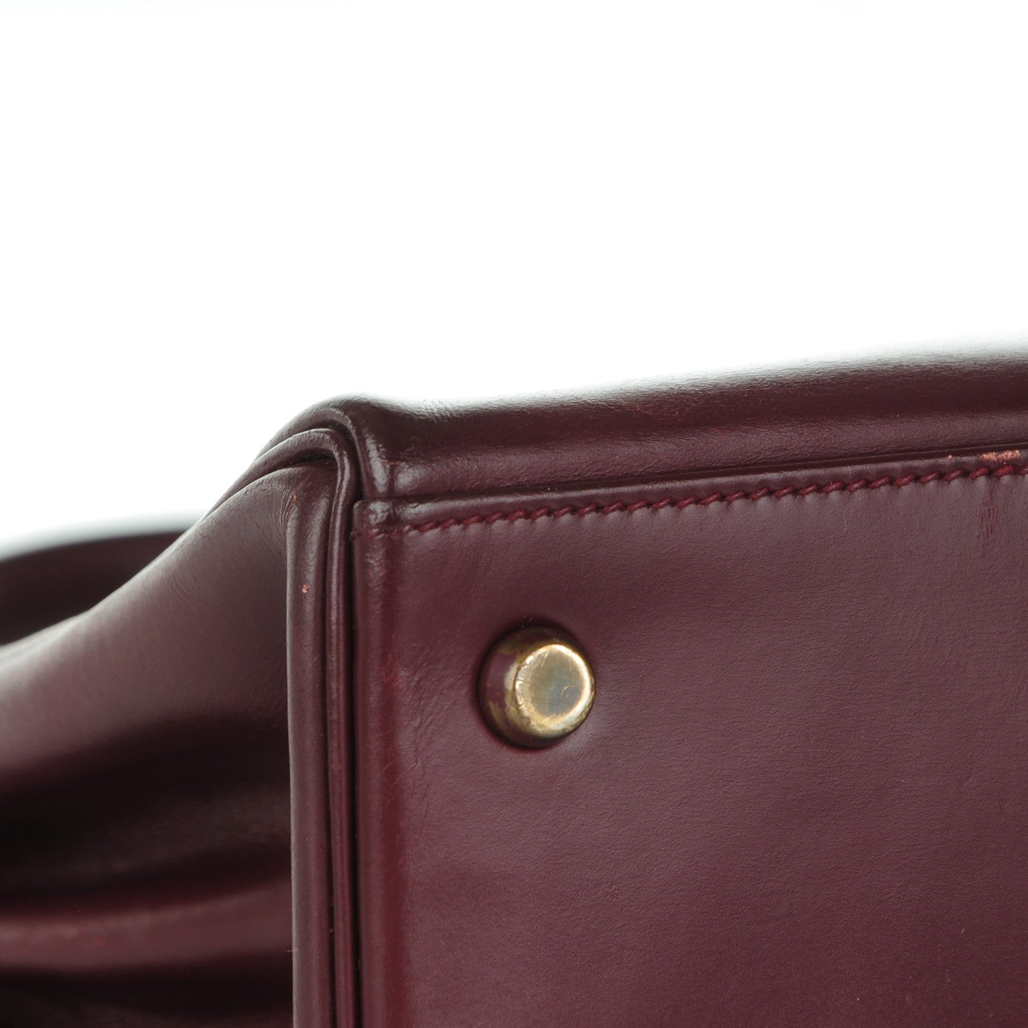 Hermes Box Kelly Retourne 28 Rouge H 10 of 29