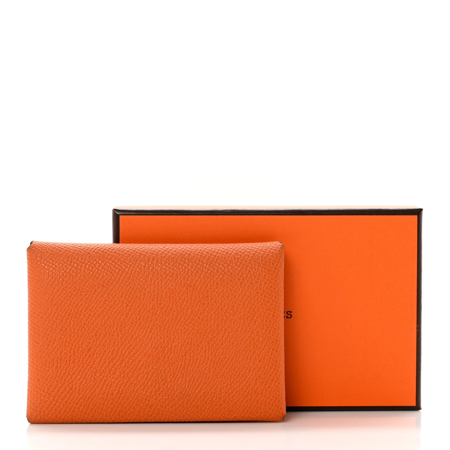 Epsom Calvi Duo Card Case Orange