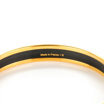 Hermes Enamel Printed Narrow Coup De Fouet Bracelet 62 4 of 5