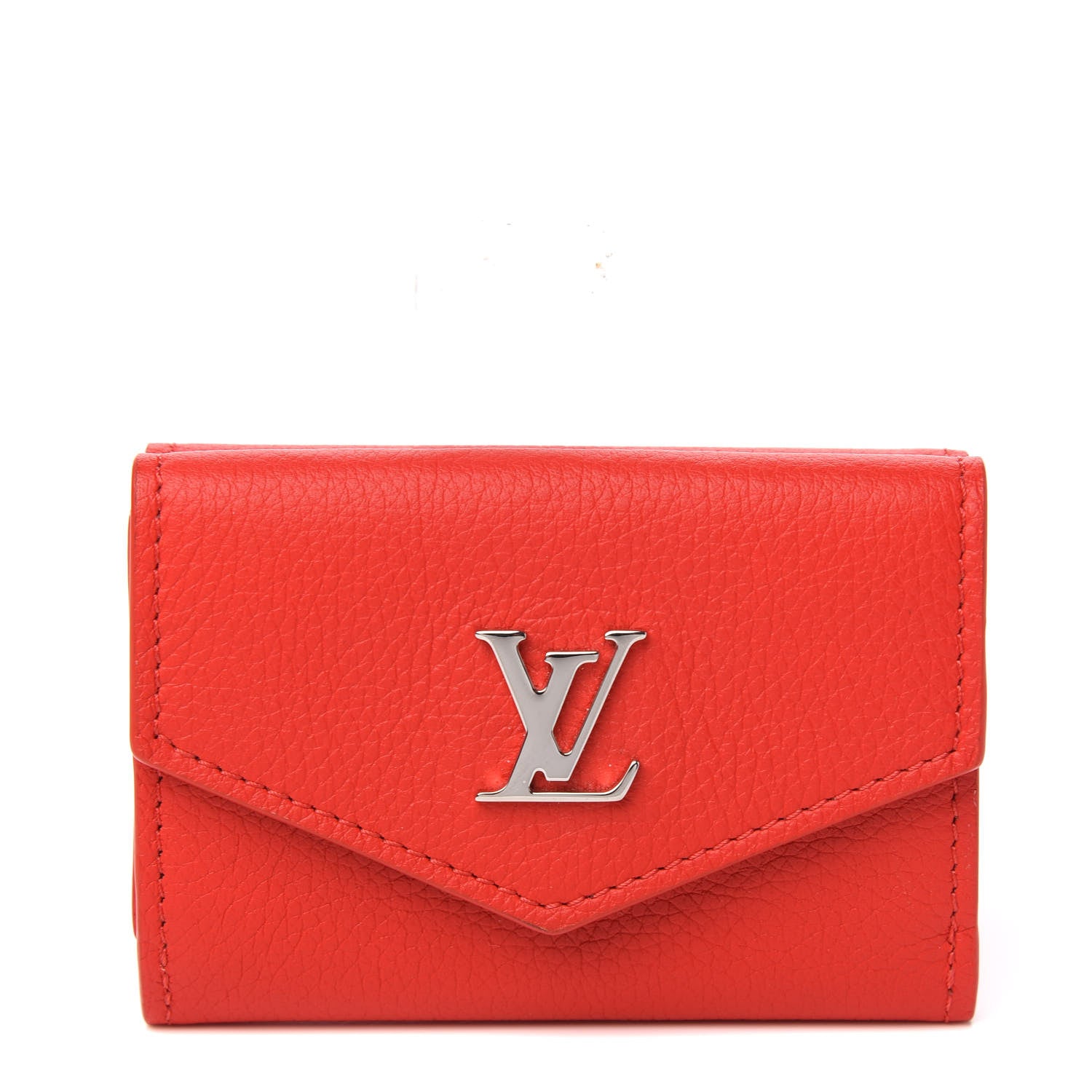 Louis Vuitton Calfskin Lockmini Wallet Kabuki 1 of 7