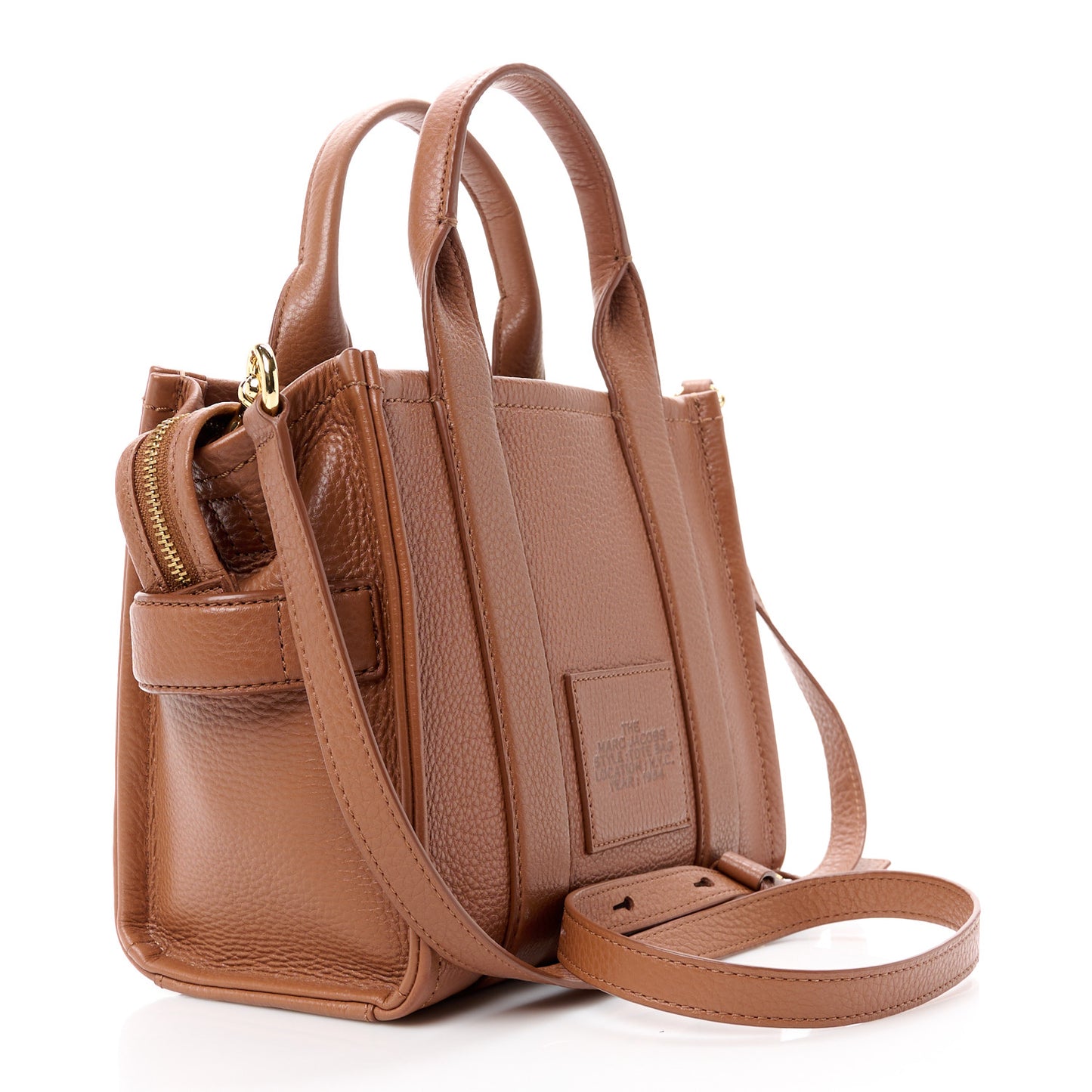 Grained Calfskin Mini The Tote Bag Argan Oil
