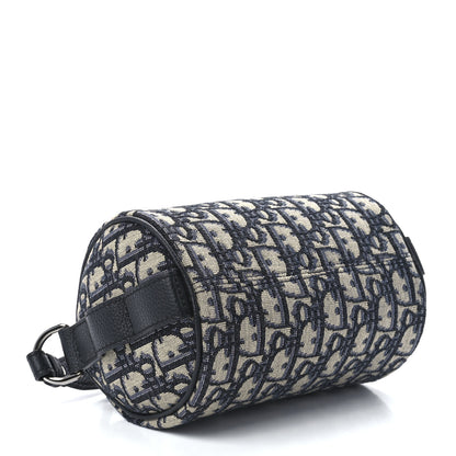 Christian Dior Oblique Mini Roller Messenger Bag Blue 4 of 10