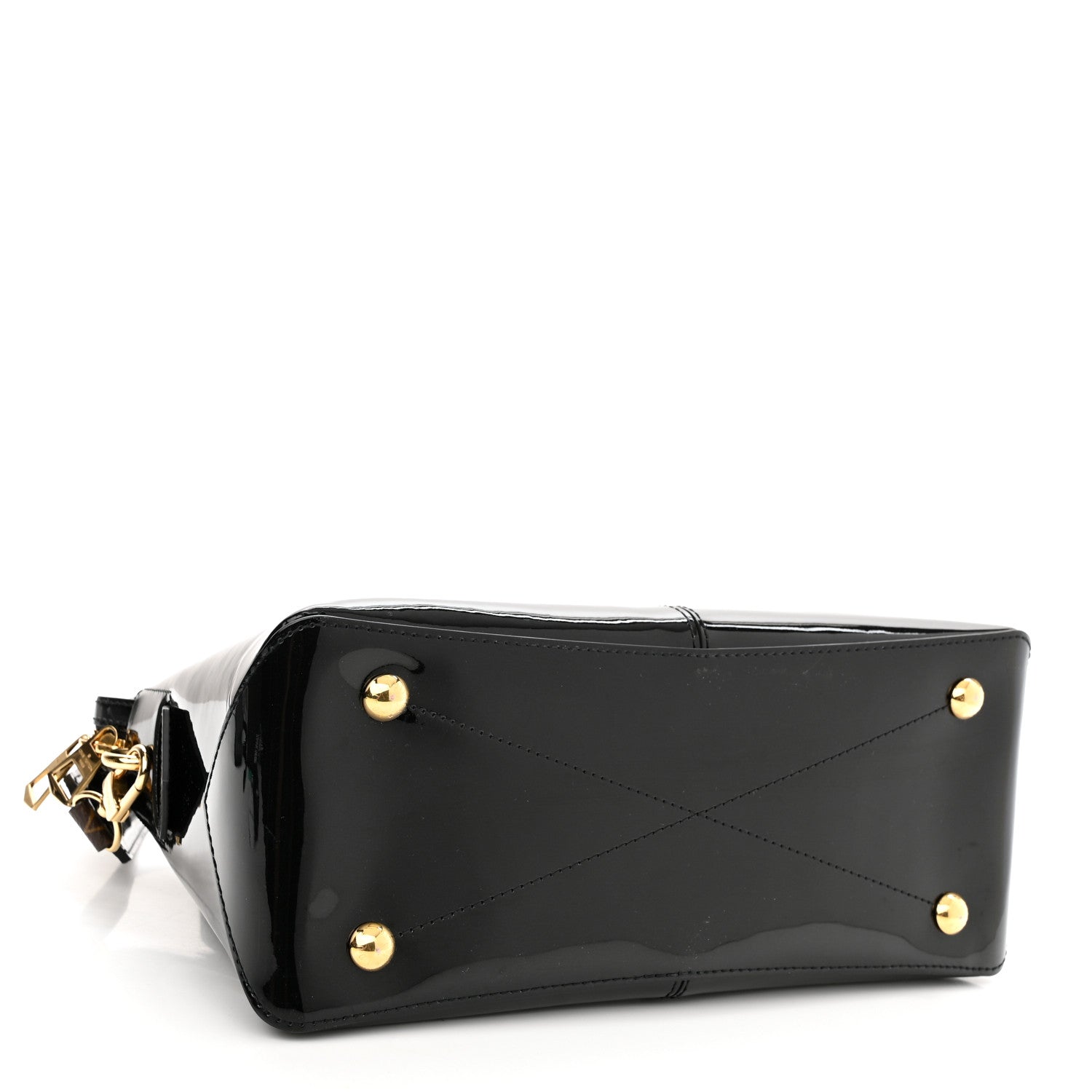 Louis Vuitton Patent Calfskin Miroir Tote Black 4 of 10