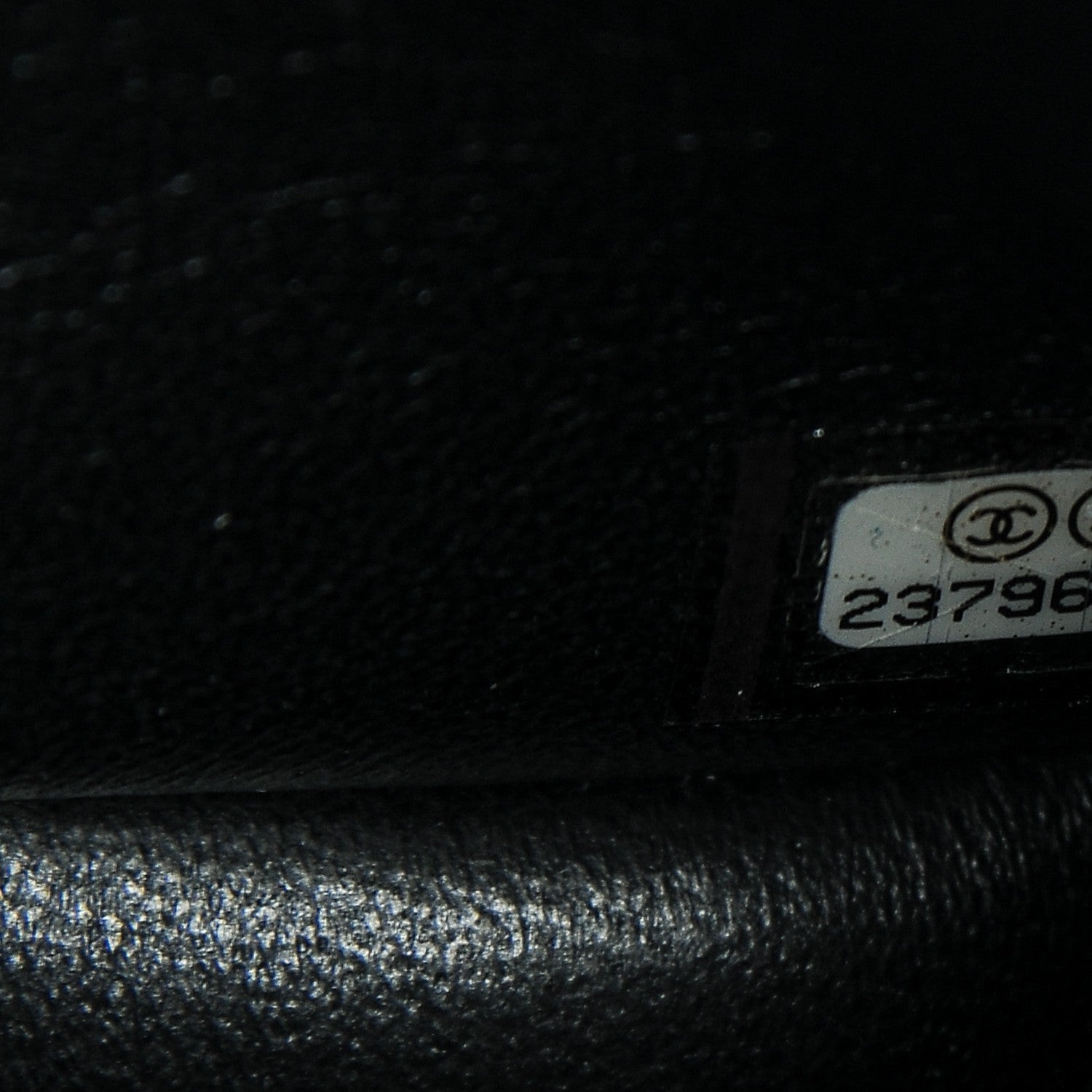 Chanel Crumpled Calfskin Quilted Jumbo Double Flap So Black 7 of 7