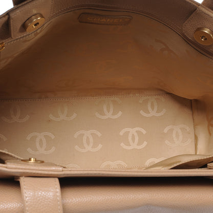 Chanel Caviar Shopper Tote Beige 5 of 7