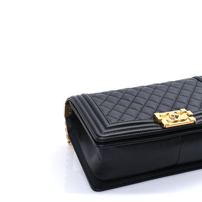 Chanel Caviair New Medium Boy Flap Bag Black 8 of 8