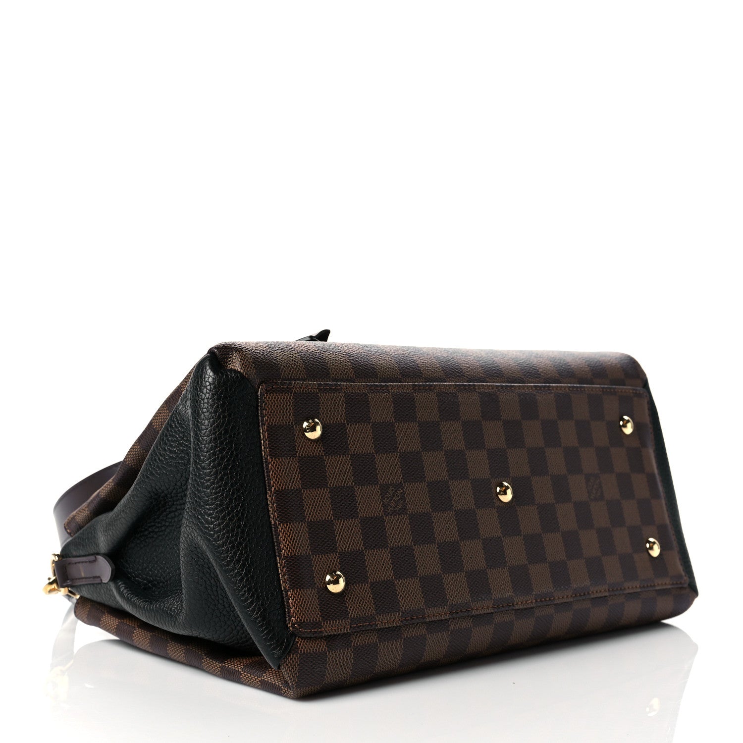Louis Vuitton Cuir Taurillon Damier Ebene Normandy Black 4 of 9