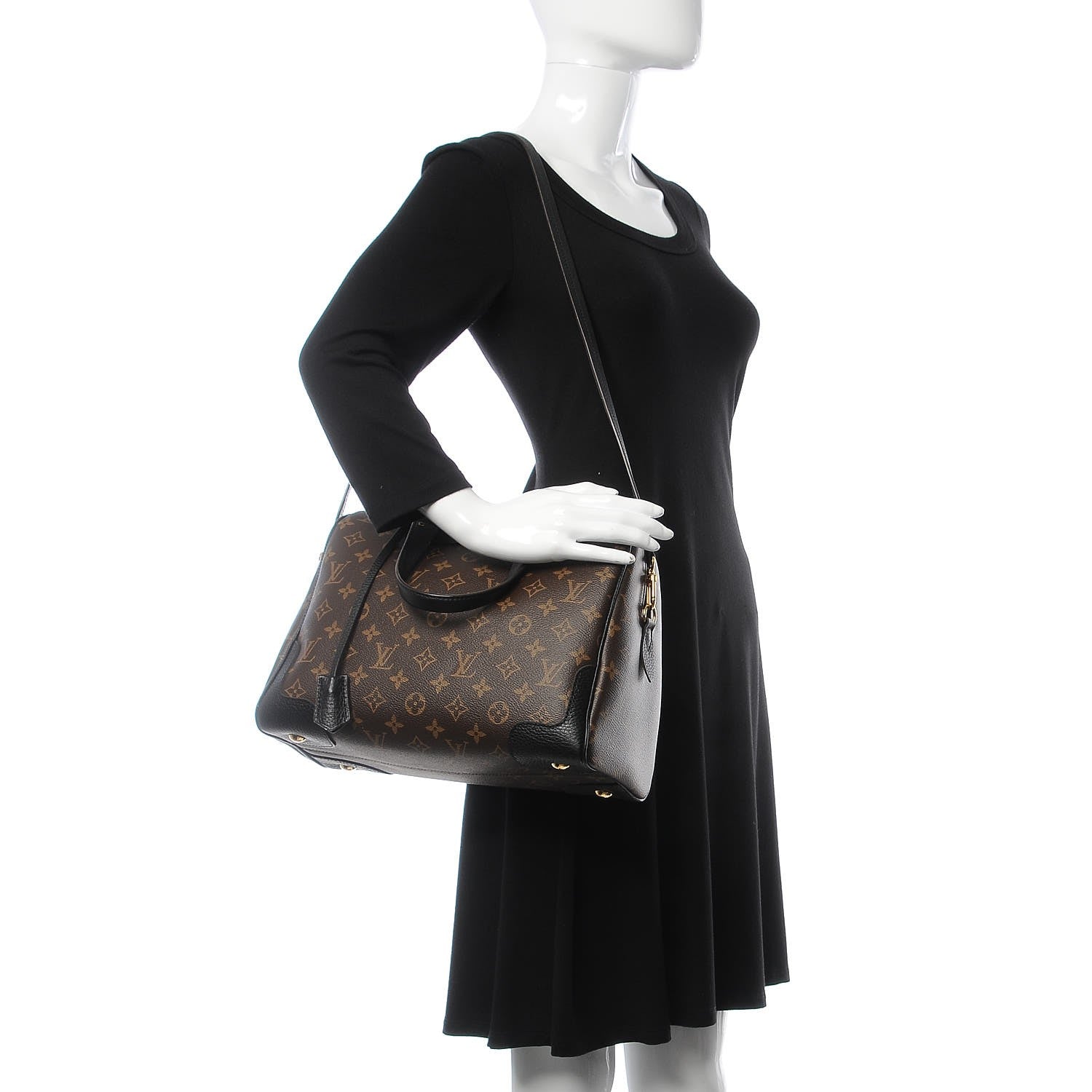 Louis Vuitton Monogram Retiro NM Black 2 of 9