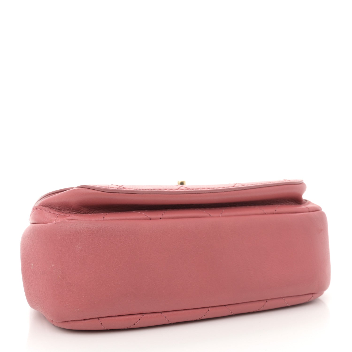 Chanel Calfskin Stitched Small Flap Bag Pink 4 of 11
