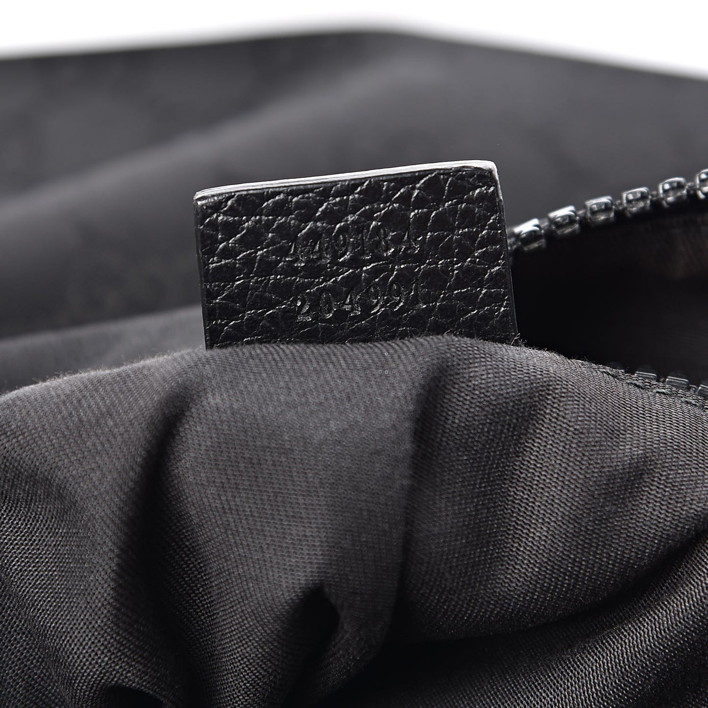 Nylon Monogram Small Flat Messenger Bag Black