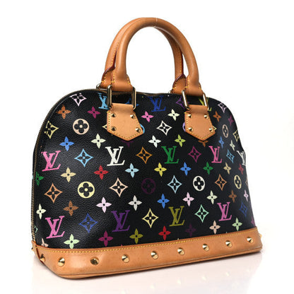 Louis Vuitton Monogram Multicolor Alma Black 3 of 7
