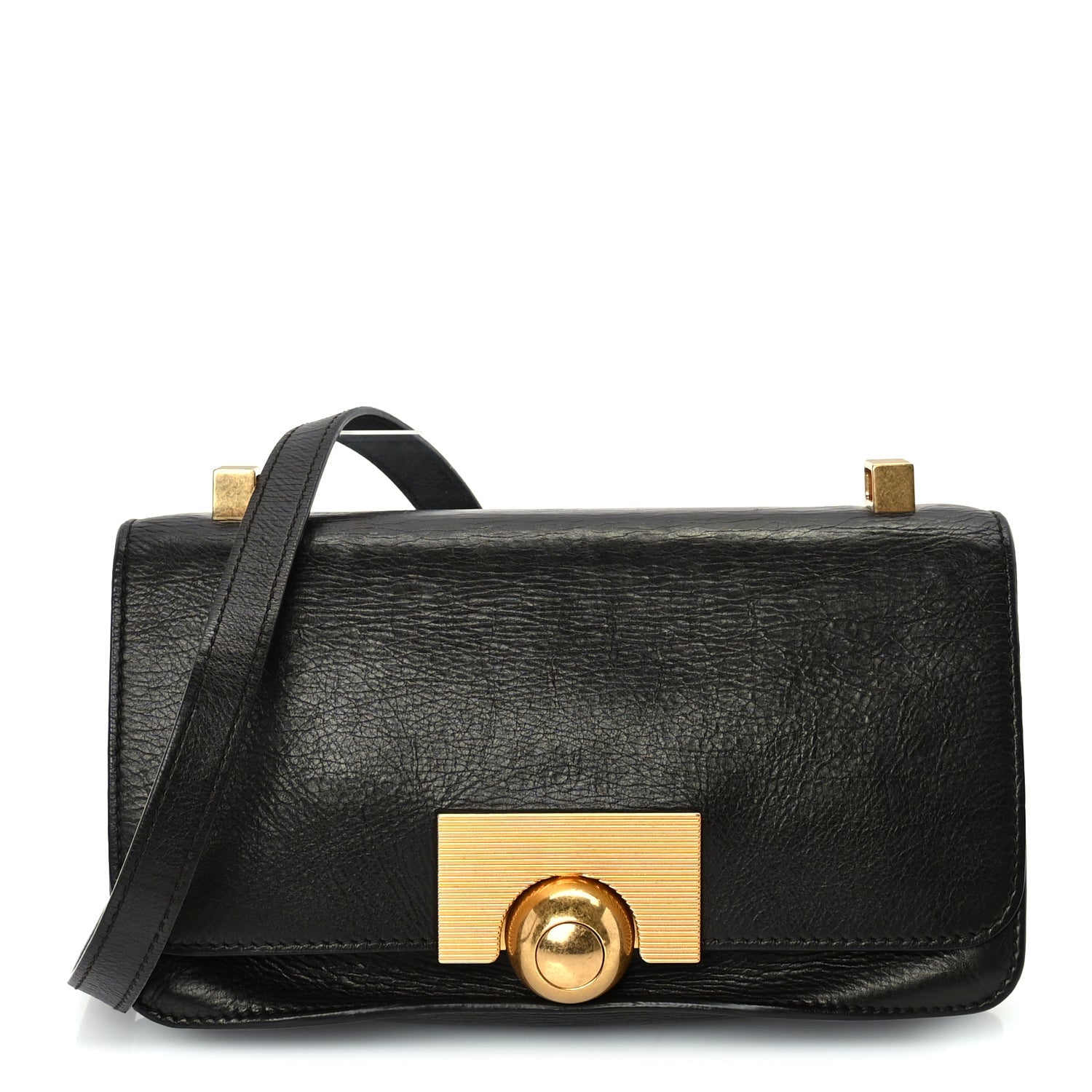 Bottega Veneta Spazzolato Calfskin Mini Classic BV Bag  Brown 1 of 8