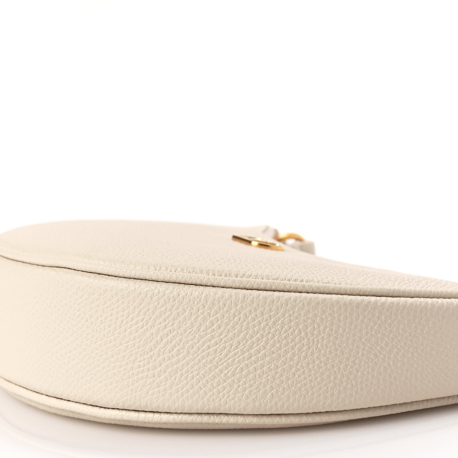 Valentino Garavani Grainy Calfskin Mini Vlogo Signature Hobo Bag Light Ivory 8 of 8