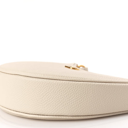 Valentino Garavani Grainy Calfskin Mini Vlogo Signature Hobo Bag Light Ivory 8 of 8