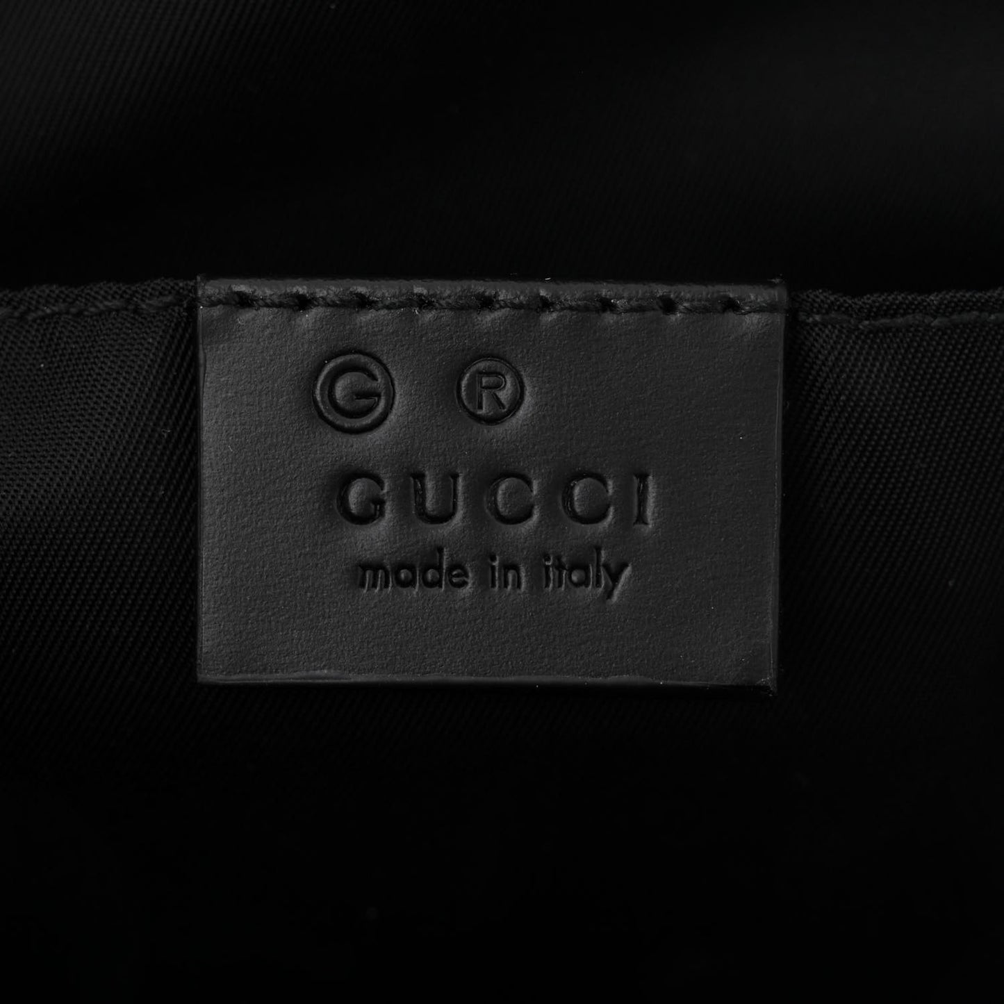 Canvas Web Slim Belt Bag Black