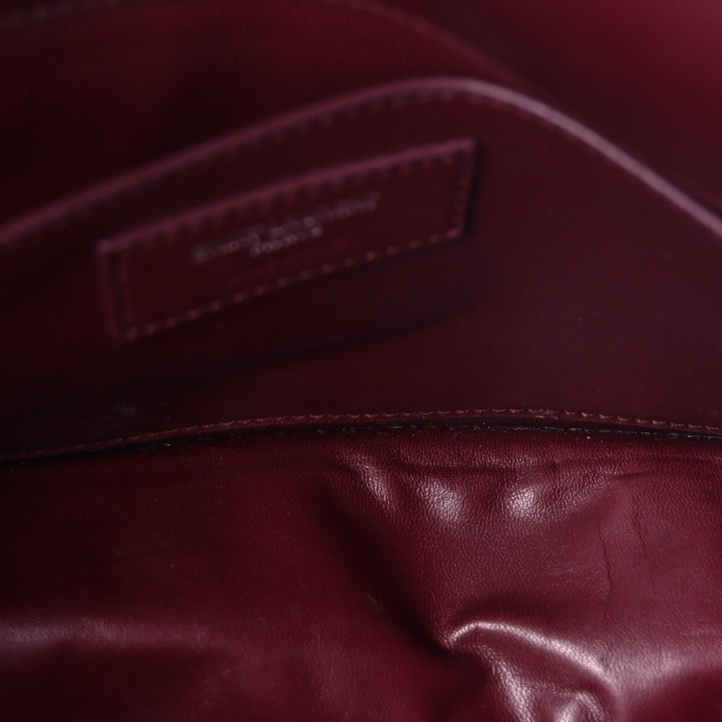 Snakeskin Medium Classic Monogram Satchel Burgundy