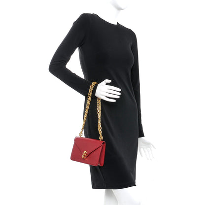 Christian Dior Smooth Calfskin Mini C'est Flap Bag Red 2 of 10