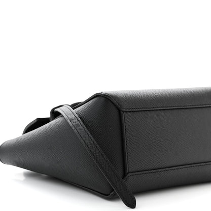 Celine Grained Calfskin Nano Belt Bag Black 9 of 10