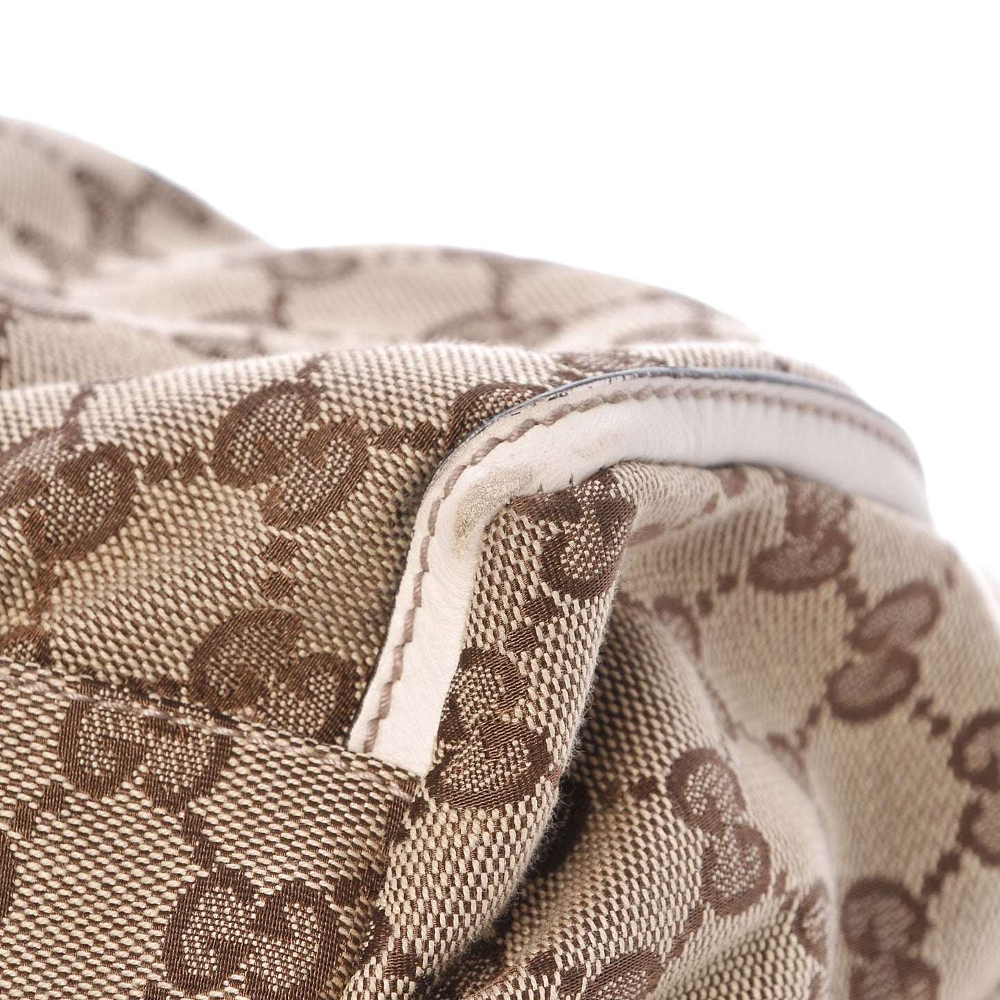 Monogram Large D Gold Ring Hobo Off White