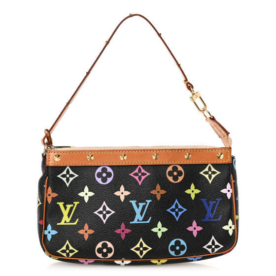 Louis Vuitton Monogram Multicolor Pochette Accessories Black 1 of 1