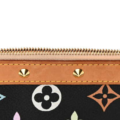 Louis Vuitton Monogram Multicolor Pochette Accessories Black 13 of 13