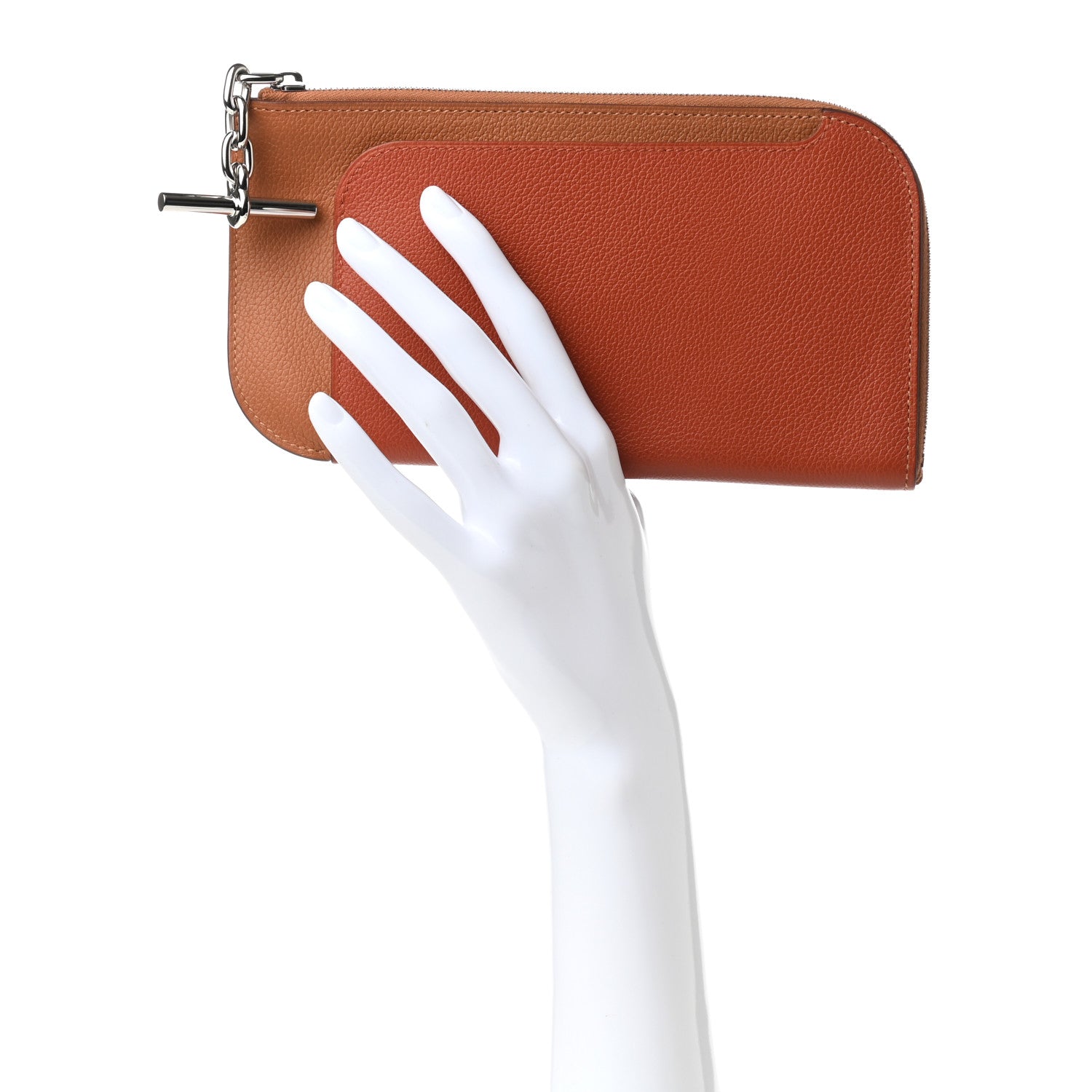 Hermes Evercolor Strap Phone Case GM Gold Cuivre 2 of 6