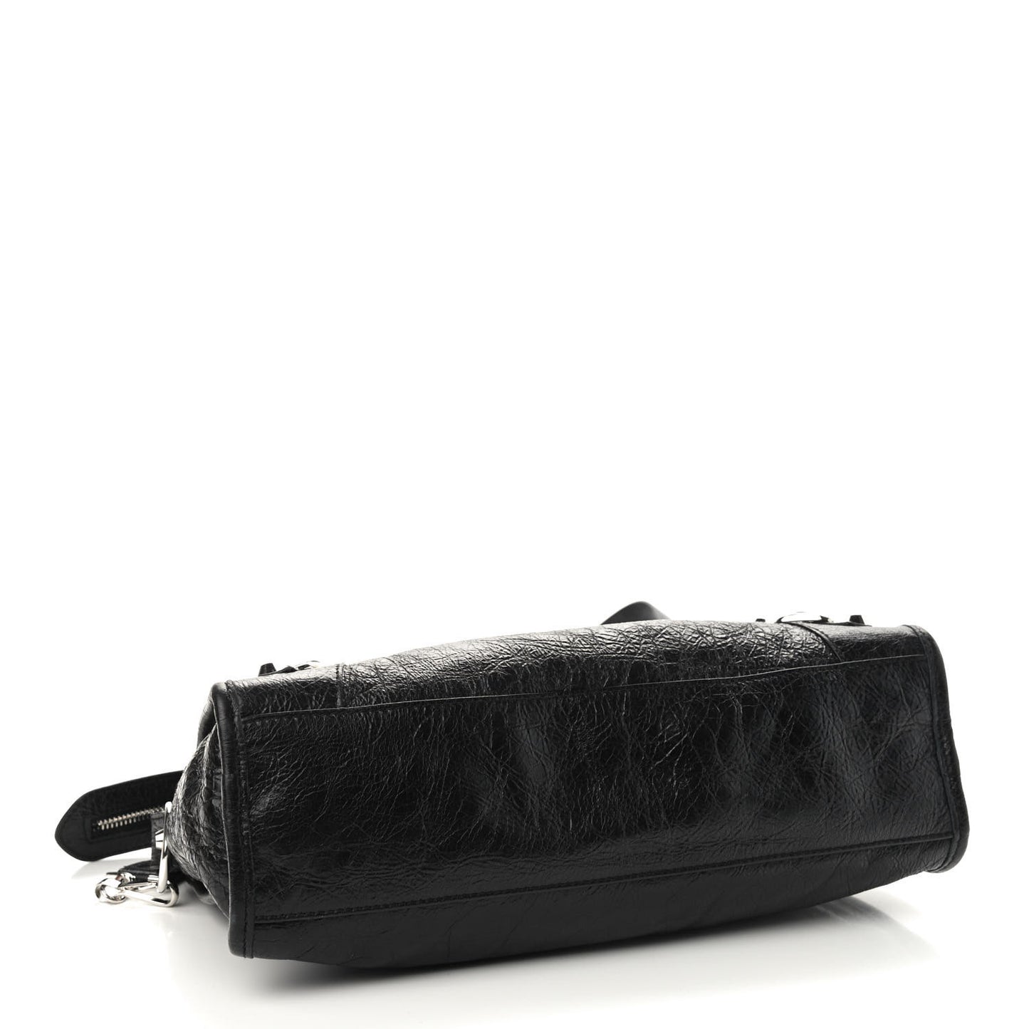 Agneau Classic Silver Hardware S City Black