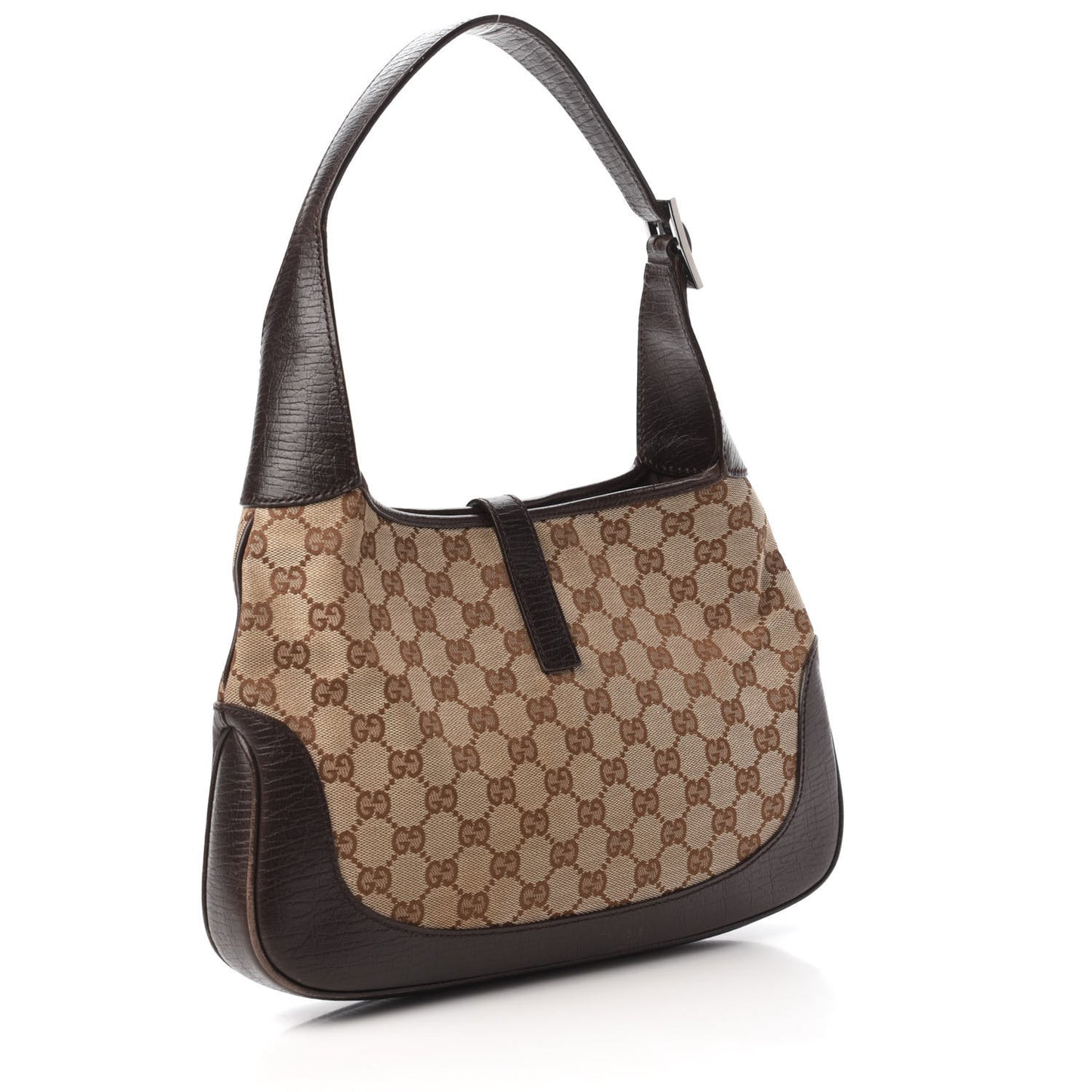 Monogram Web Jackie O Hobo Dark Brown