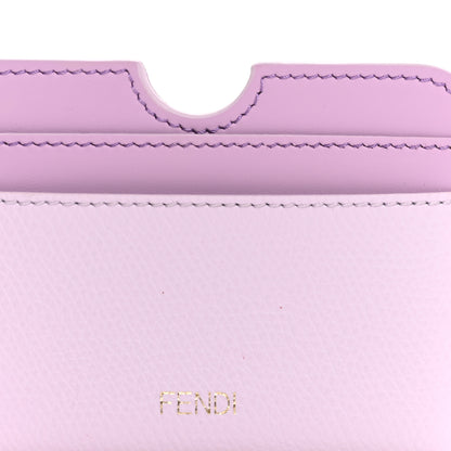 Fendi Vitello Cruise FF Diamonds Card Case Lilac 2 of 6
