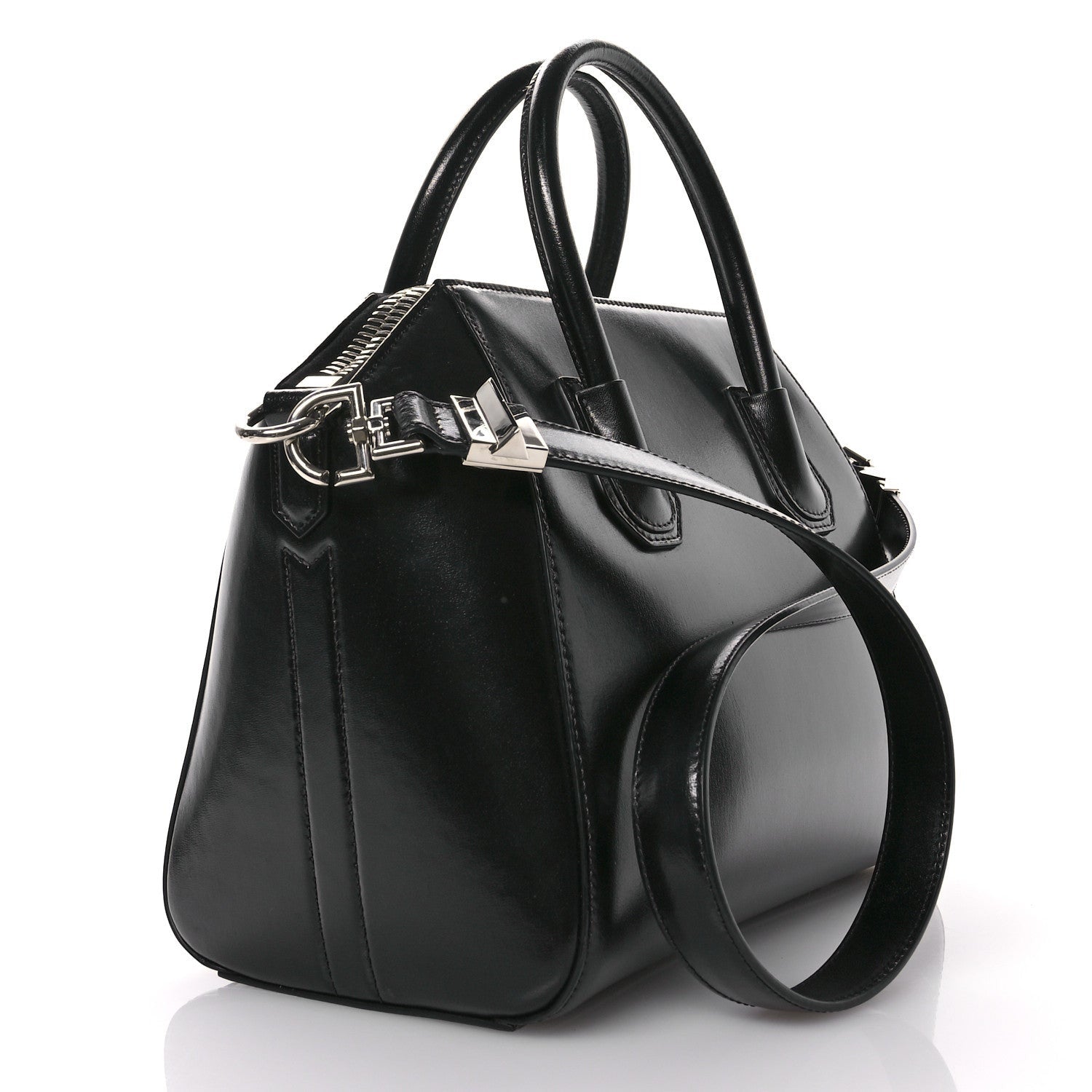 Givenchy Shiny Lord Calfskin Small Antigona Black 3 of 7