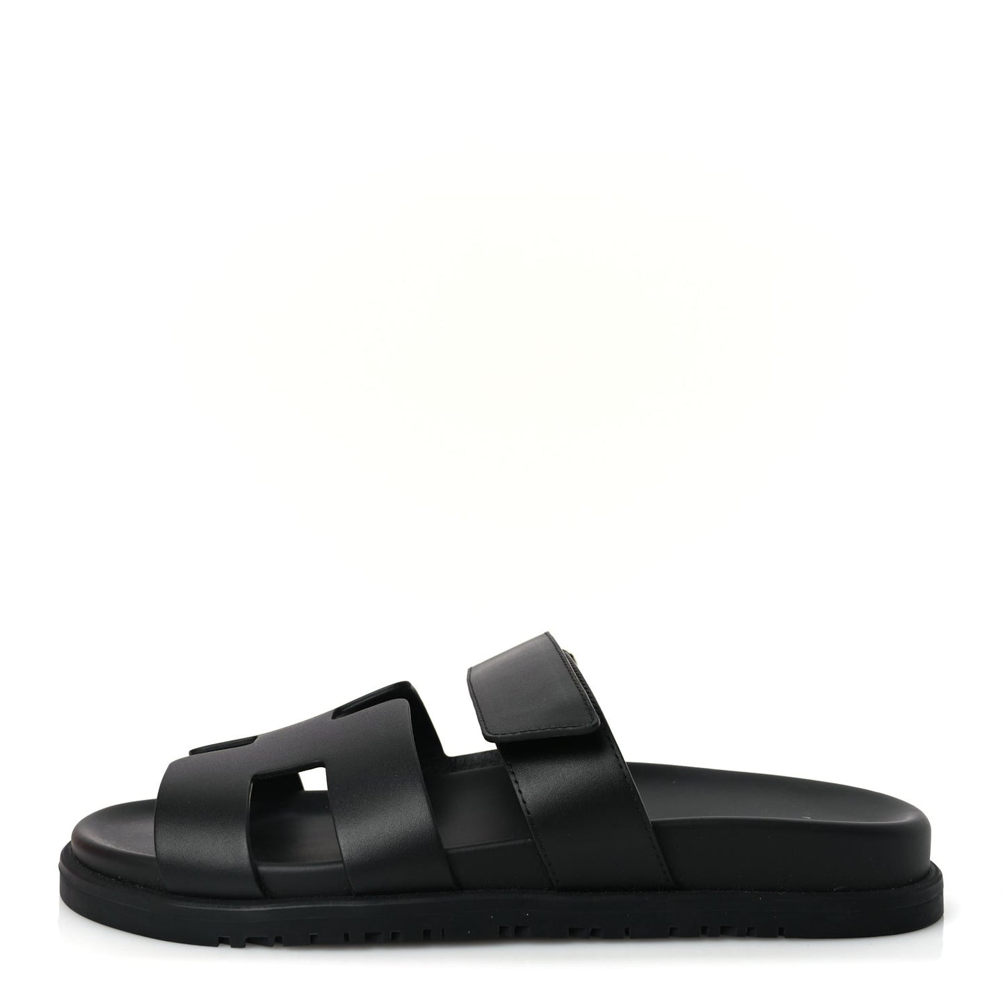Calfskin Womens Chypre Sandals 38.5 Black