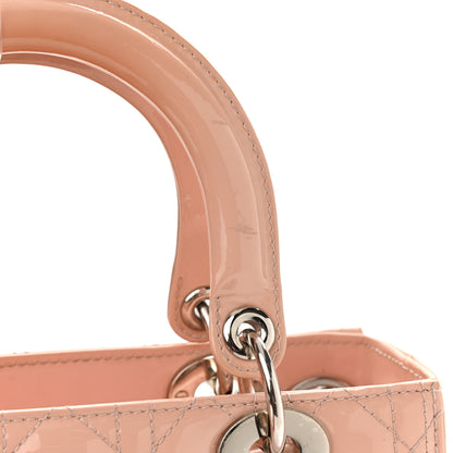 Christian Dior Patent Cannage Medium Lady Dior Rose Clair 13 of 14