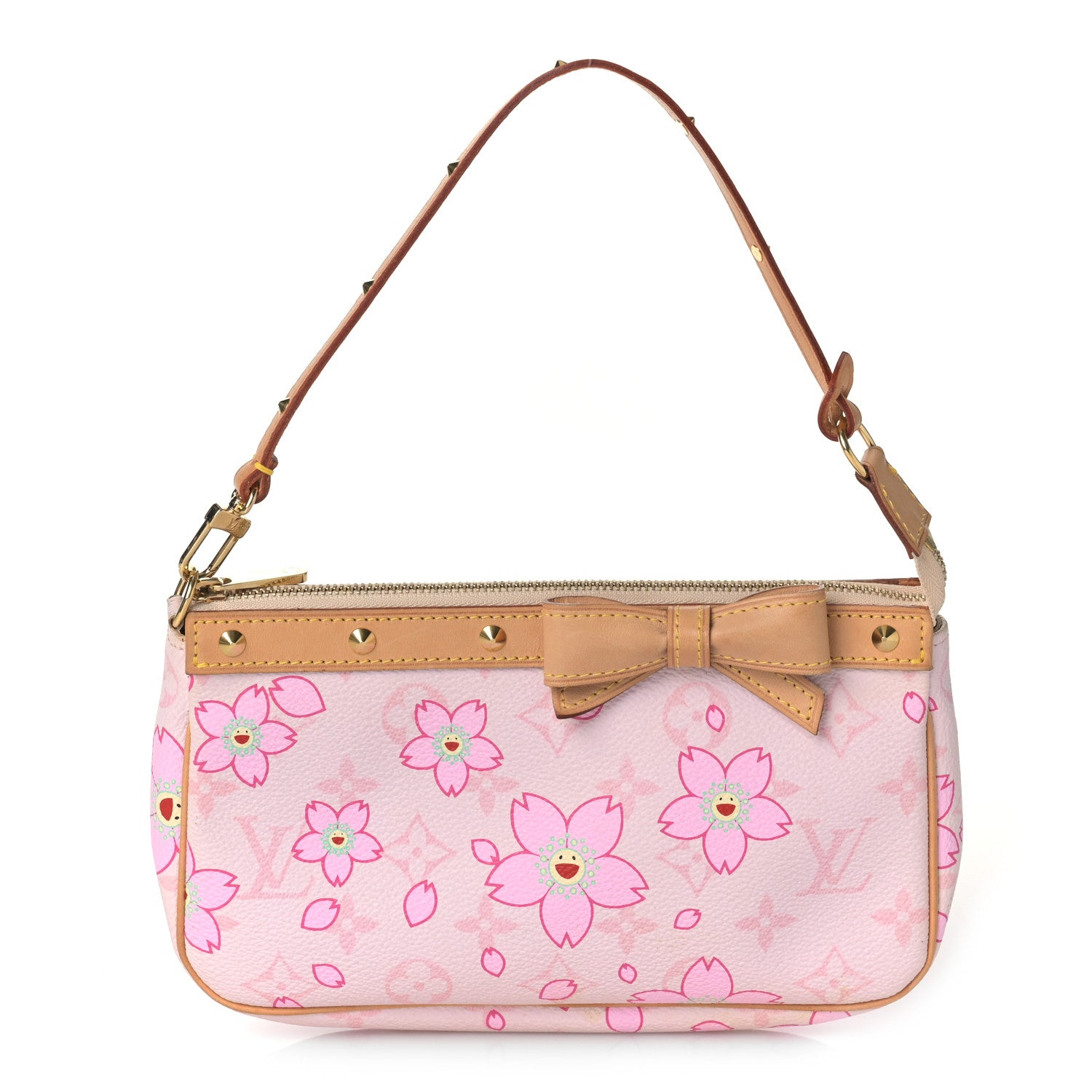 Louis Vuitton Monogram Cherry Blossom Pochette Accessories Pink 1 of 9