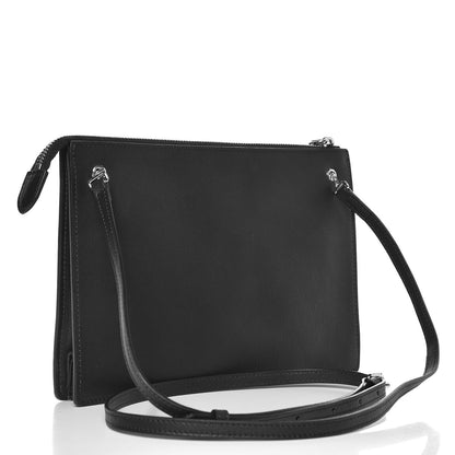 Fendi Vitello Dolce Studded Mini 2Jours Pouch Black Multicolor 3 of 8