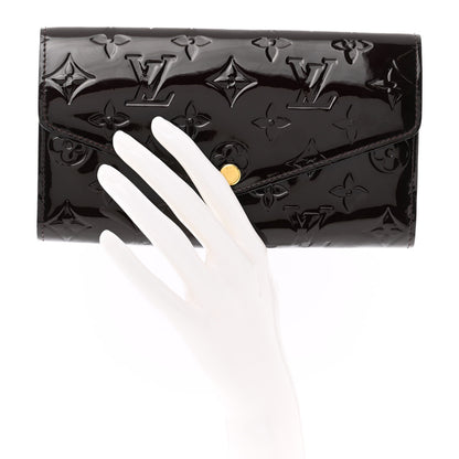 Louis Vuitton Vernis Sarah Wallet NM Amarante 2 of 8
