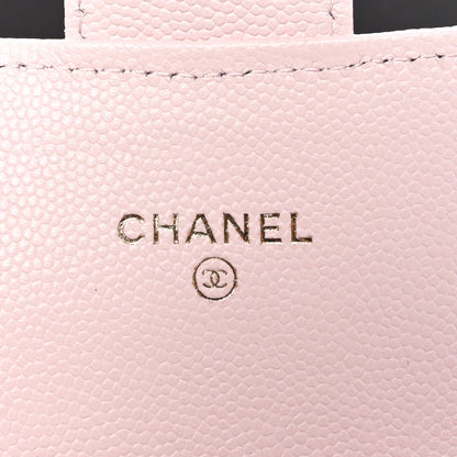 Chanel Caviar Quilted Medium Flap Wallet Light Pink 6 of 8