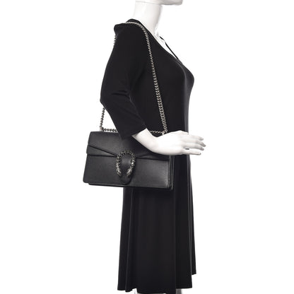 Gucci Calfskin Mini Dionysus Chain Wallet Black 2 of 10