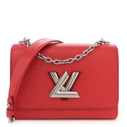 Louis Vuitton Epi Twist Shoulder Bag MM Coquelicot 1 of 14
