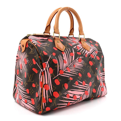 Louis Vuitton Monogram Jungle Dots Speedy 30 Sugar Pink Poppy 3 of 7