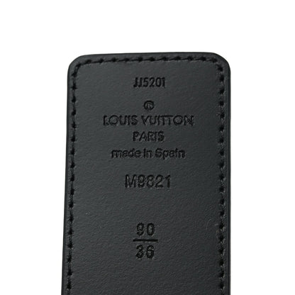Louis Vuitton Calfskin Monogram 40mm LV Initiales Reversible Belt 90 36 Black 3 of 5