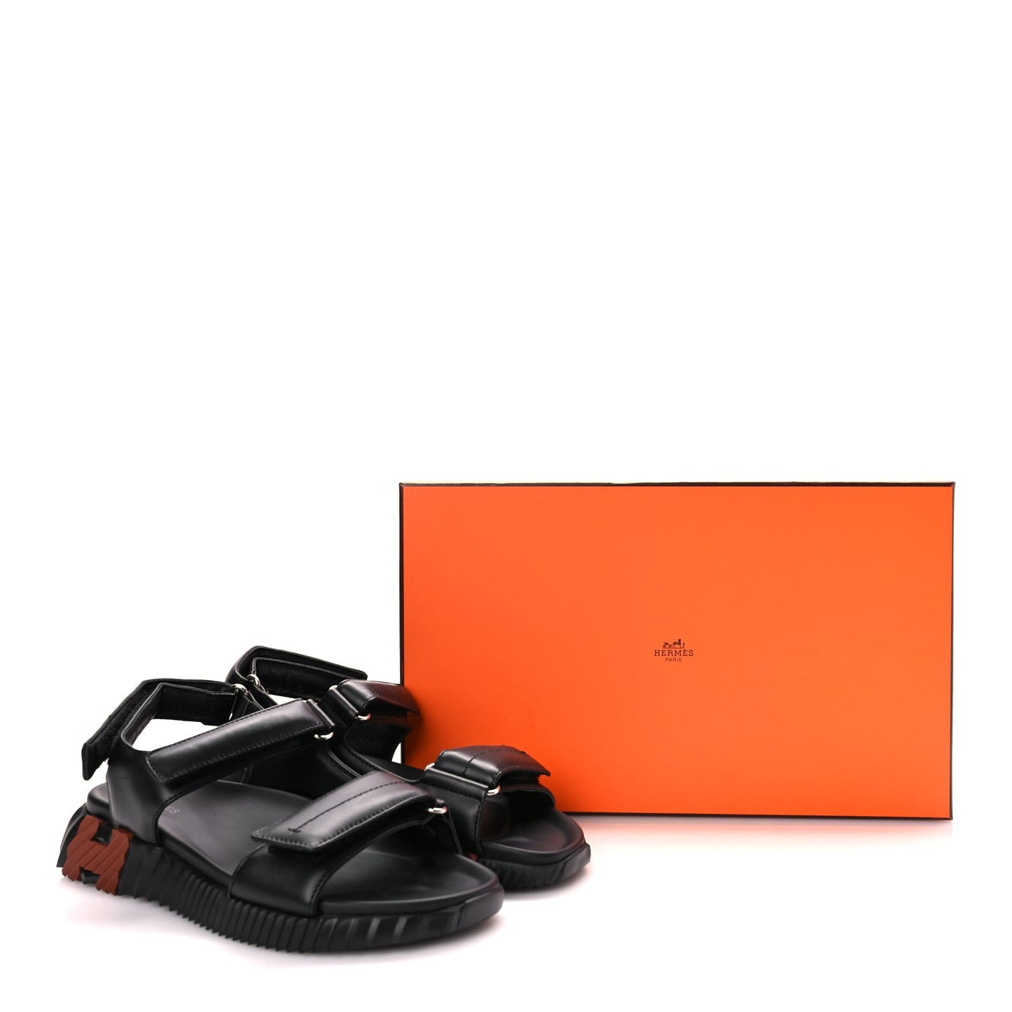Nappa Junior Sandals 39 Black