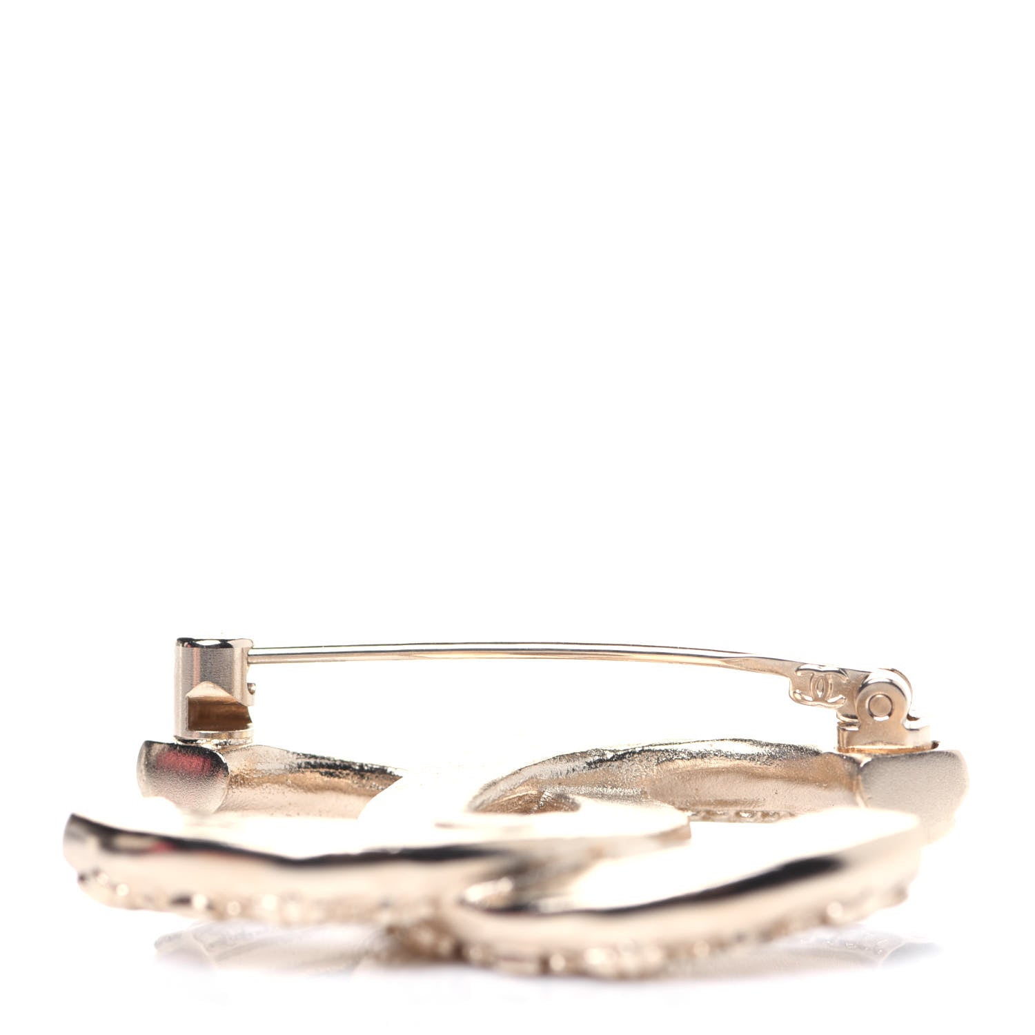 Chanel CC Logo Brooch Gold 4 of 7