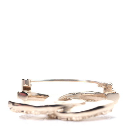 Chanel CC Logo Brooch Gold 4 of 7
