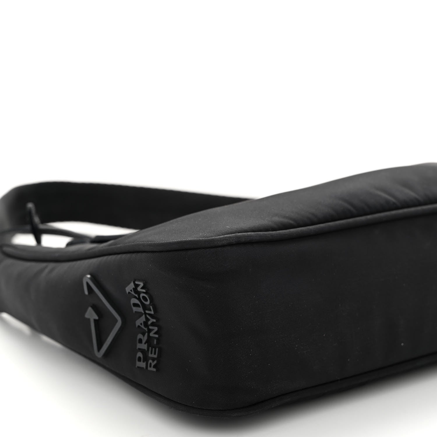 Prada Tessuto Nylon Mini Re-Edition 2000 Bag Black 8 of 9